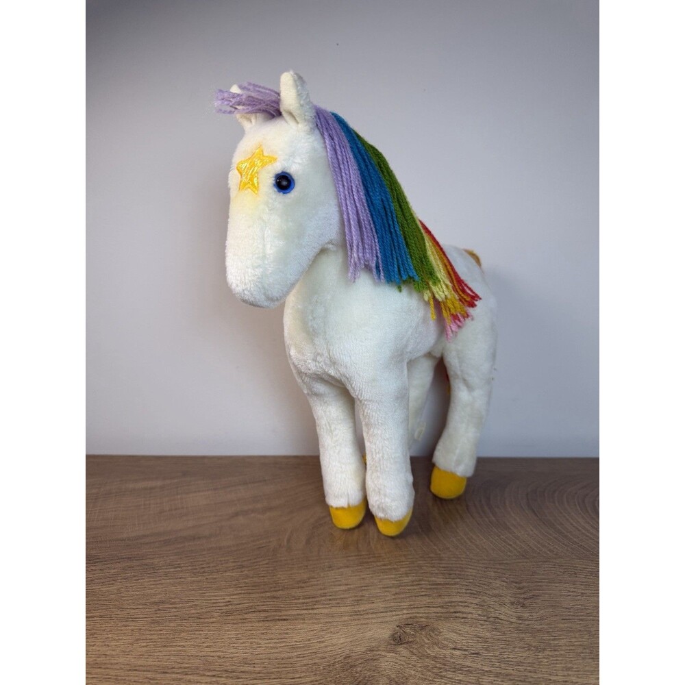 Vintage 1983 Hallmark Mattel Rainbow Brite Starlite 12" Plush Pony Horse